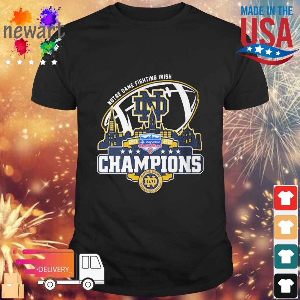 Champion Notre Dame Fighting Irish Logo Playstation City 2022 Shirt