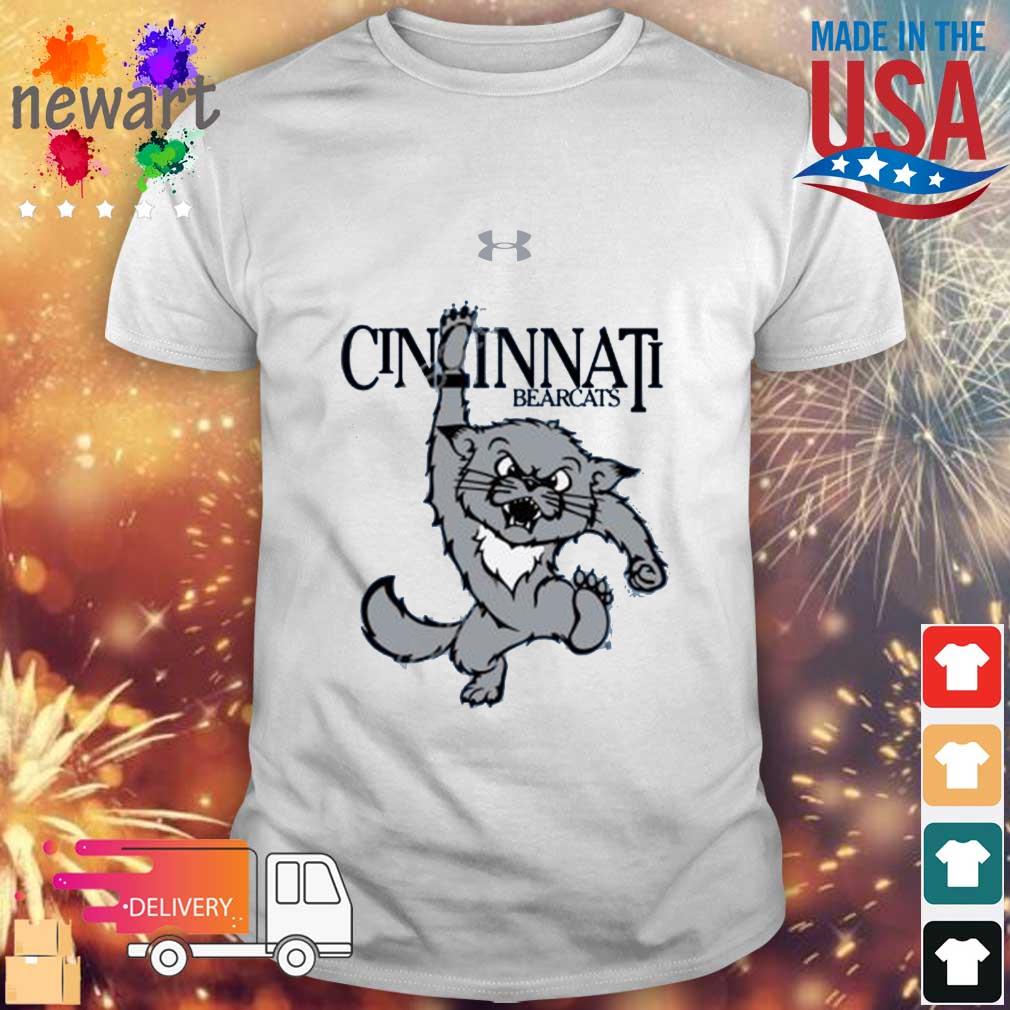 Cincinnati Bearcats Under Armour White 1990'S Vault Logo shirt