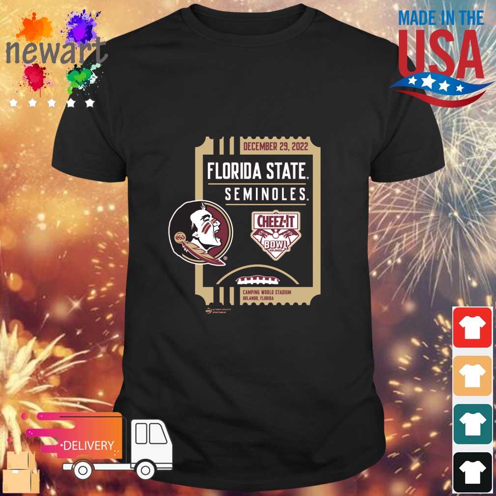 Florida State Seminoles 2022 Cheez-It Bowl Camping World Stadium shirt