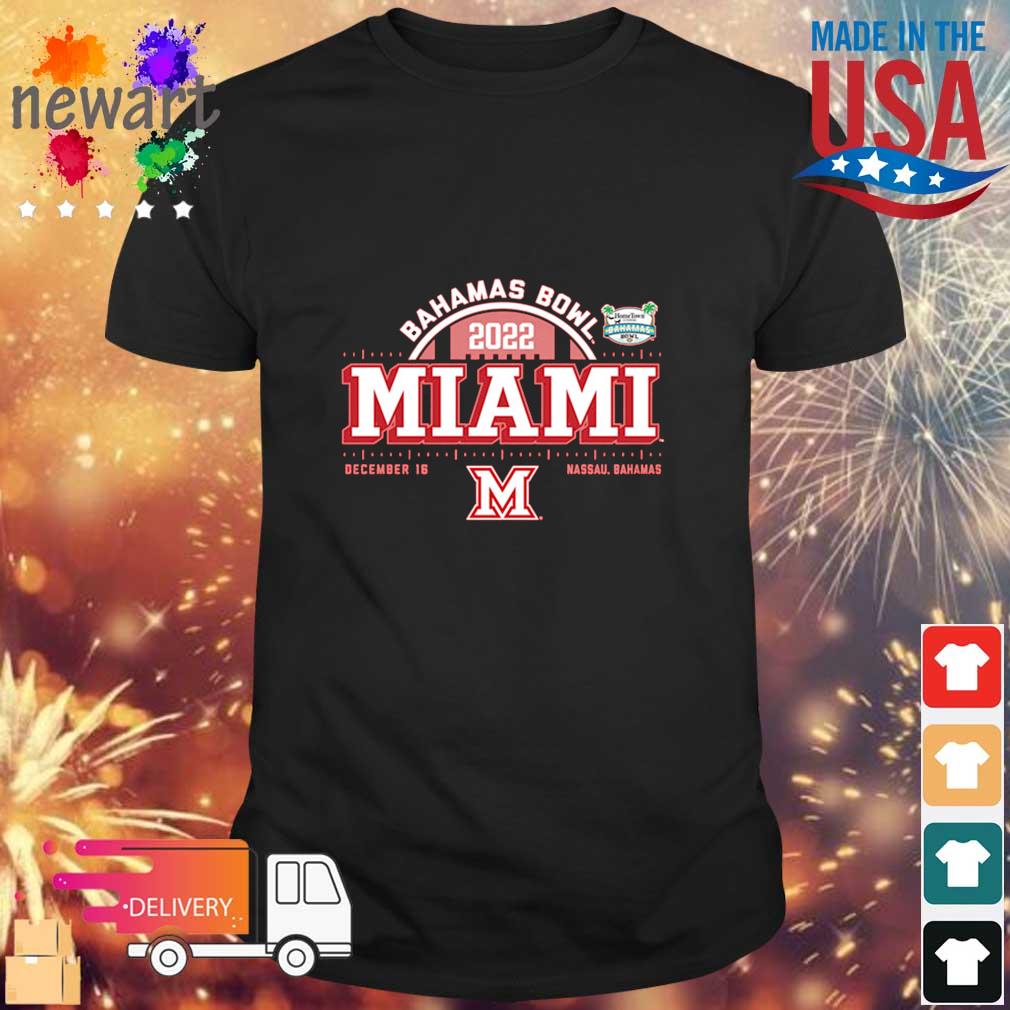 Miami Redhawks Red Bahamas Bowl 2022 shirt