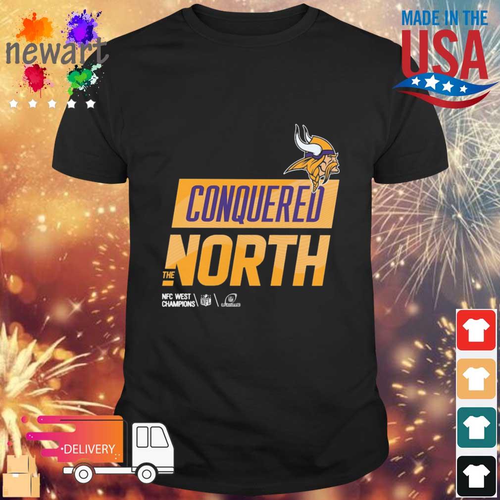 Minnesota Vikings Conquered The North NFC West Champions 2022 shirt,Sweater,  Hoodie, And Long Sleeved, Ladies, Tank Top