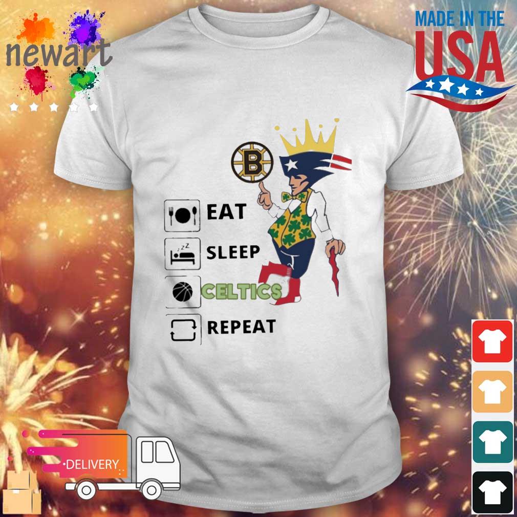 NBA Eat Sleep Celtics Repeat shirt