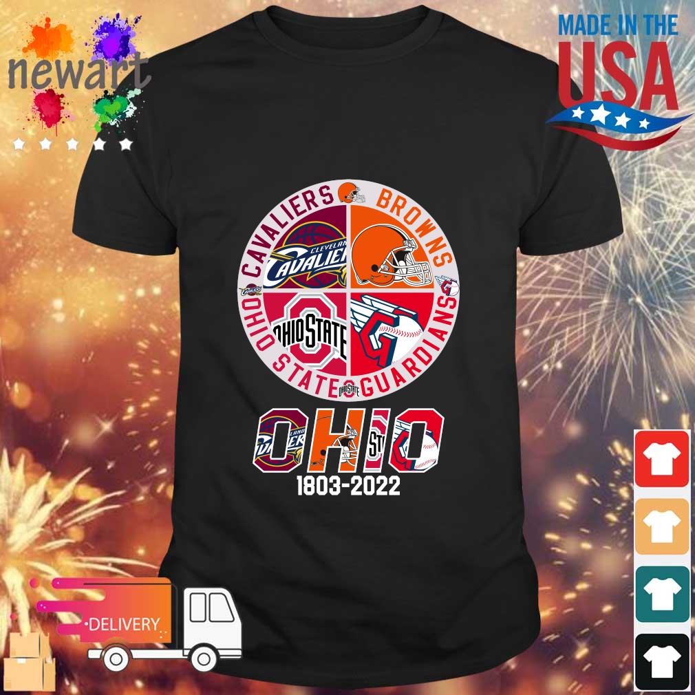Ohio 1803-2022 Cavaliers Browns Ohio State Guardians sweatshirt