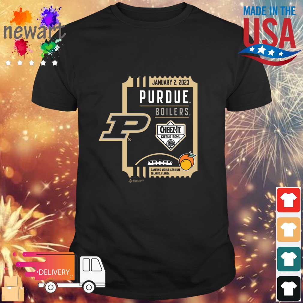 Purdue Boilermakers January 2 2023 Cheez-It Citrus Bowl Camping World Stadium shirt