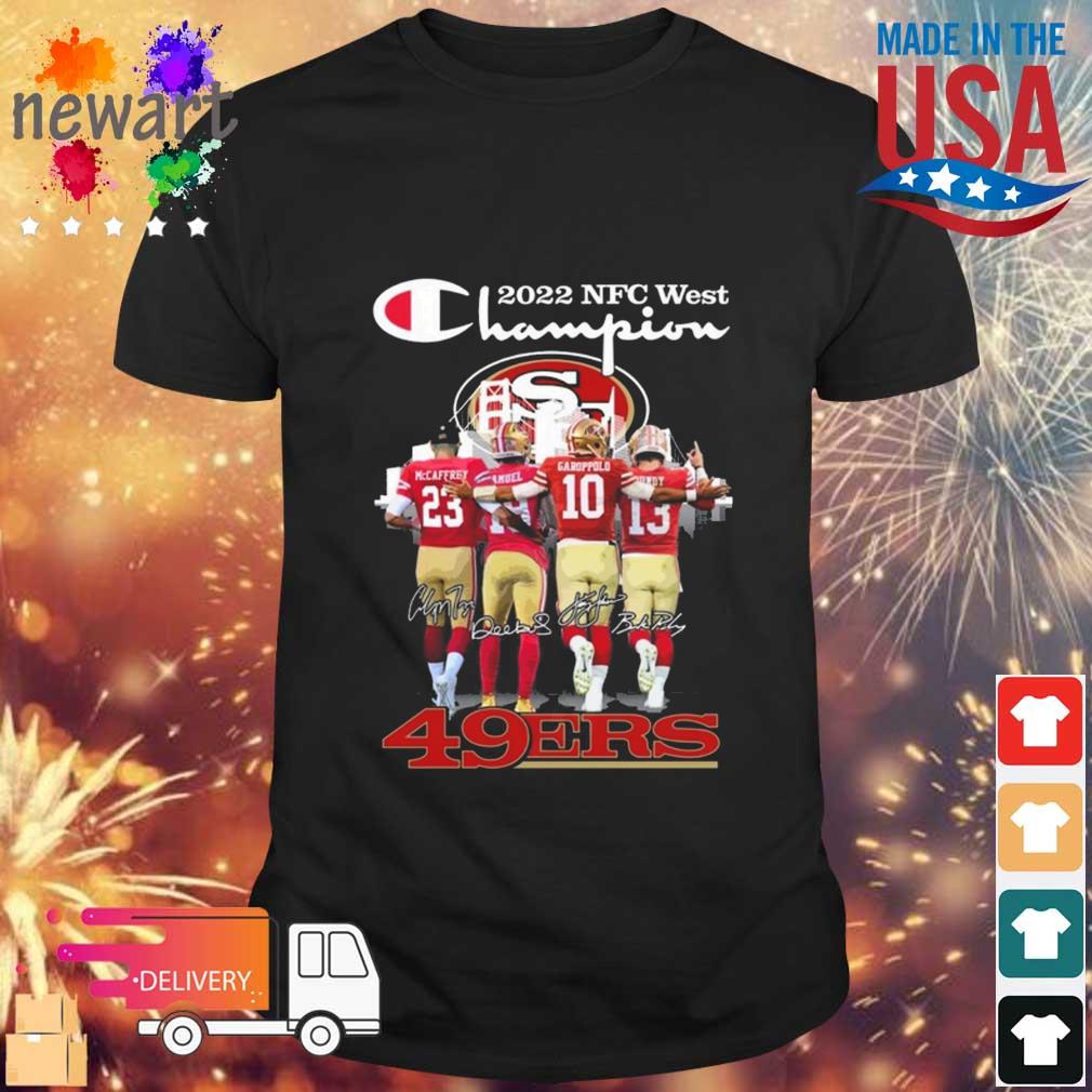 San Francisco 49ers Are 2022 NFC West Champions Signatures shirt