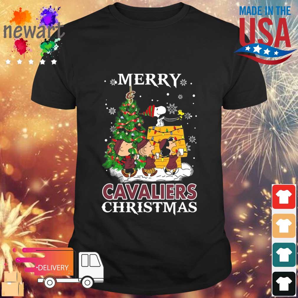 Snoopy And Friends Cleveland Cavaliers Merry Christmas sweatshirt