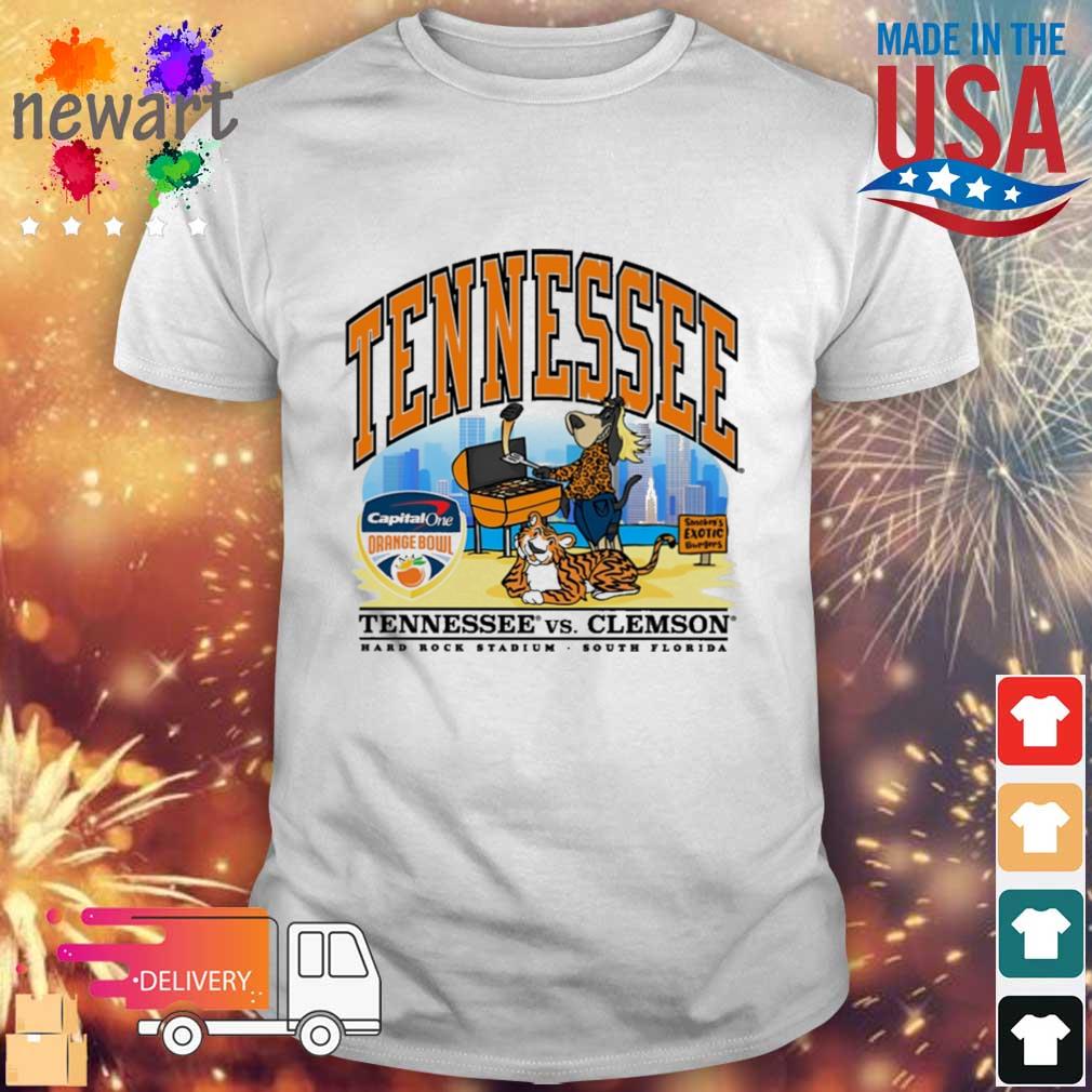 Tennessee Volunteers Vs Clemson Tigers 2022 Orange Bowl hard Rock Stadium South Florida shirt