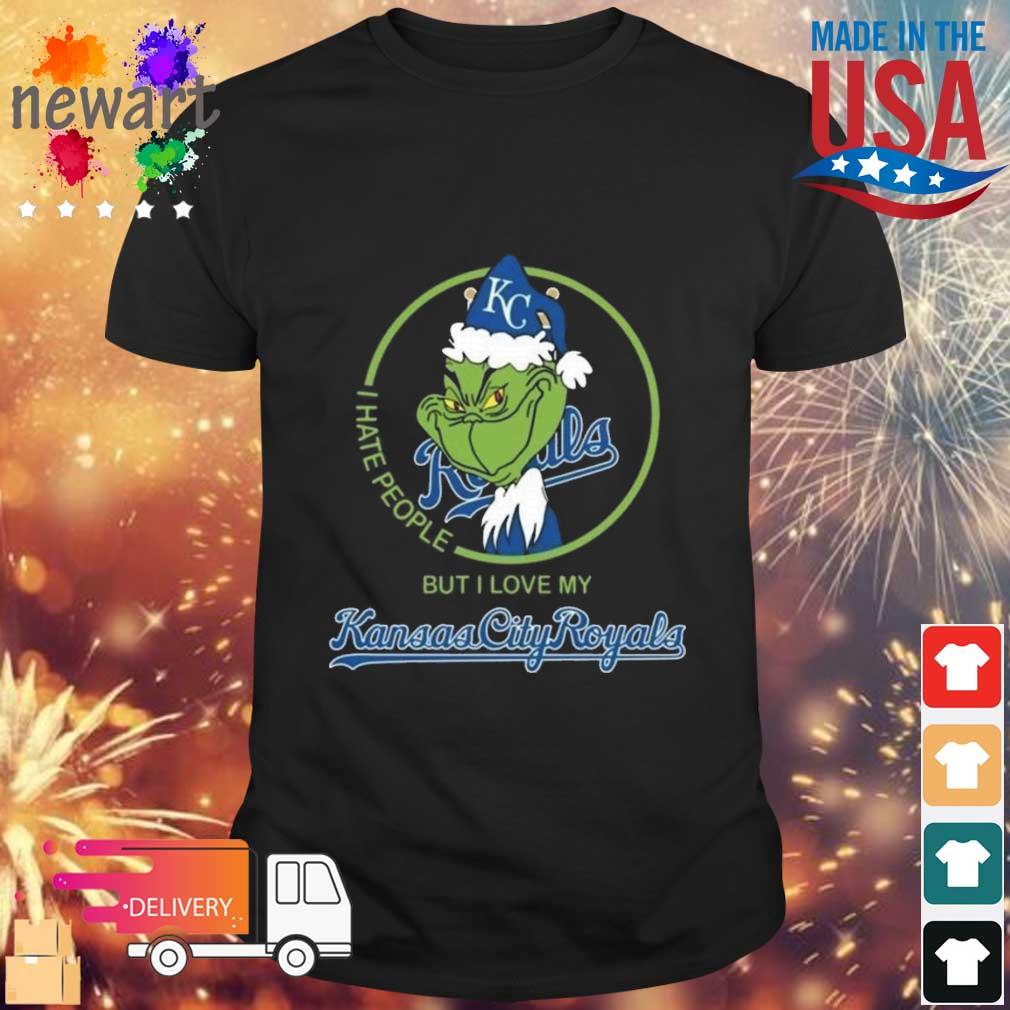 The Grinch I Hate People But I Love My Kansas City Royals shirt