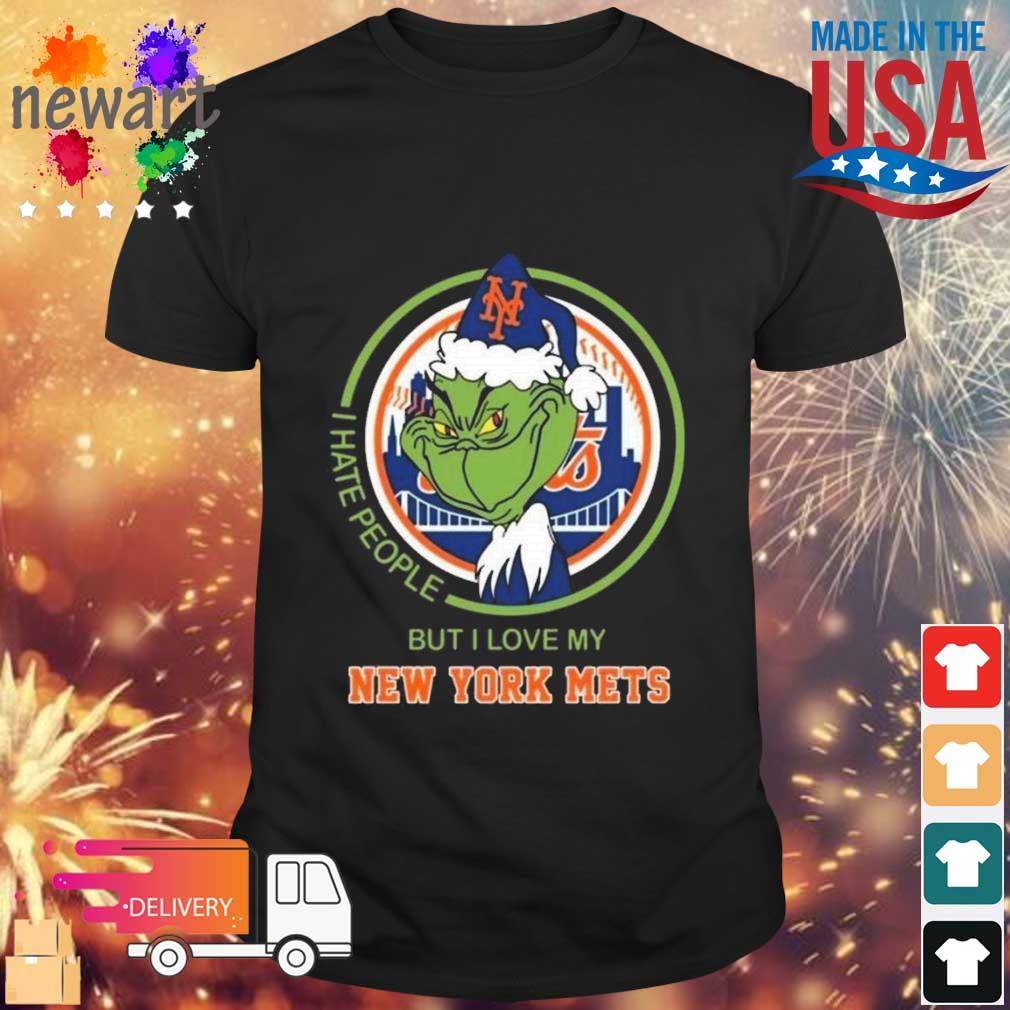 The Grinch I Hate People But I Love My New York Mets shirt
