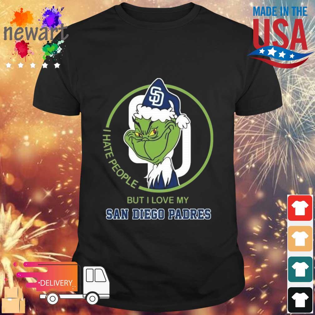 The Grinch I Hate People But I Love My San Diego Padres shirt