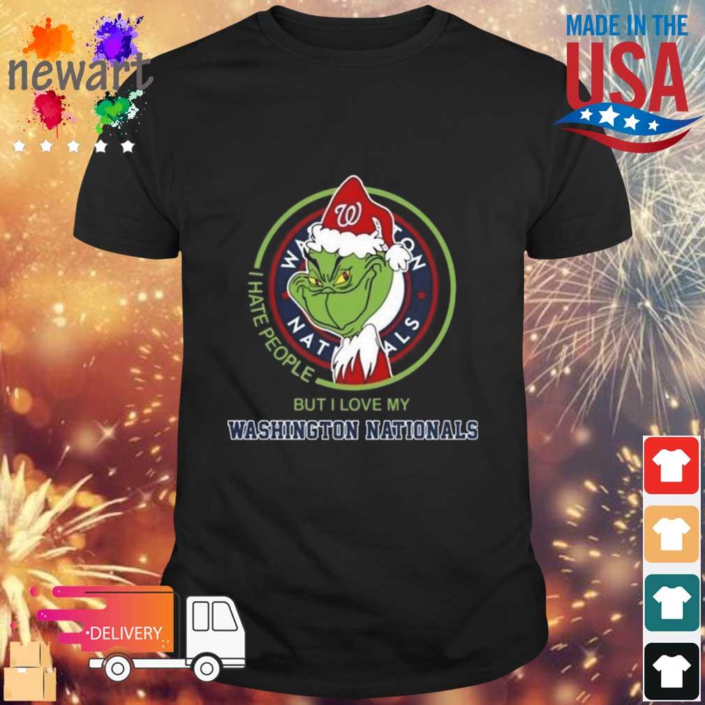 The Grinch I Hate People But I Love My Washington Nationals shirt