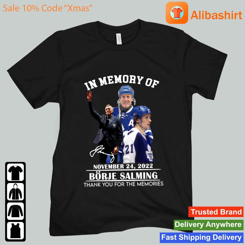 Toronto Maple Leafs Borje Salming In Memory 2022 Thank You For The Memories Signature Mug