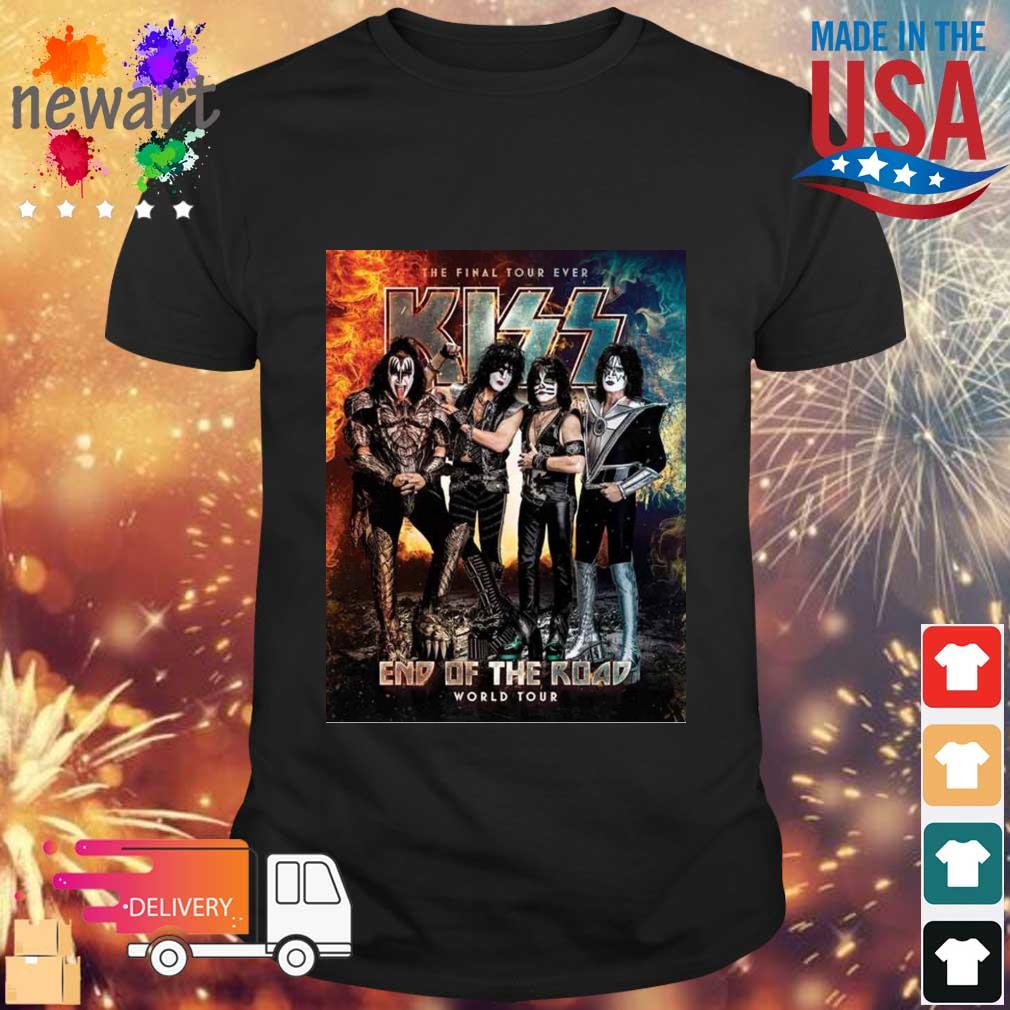 Gene And Paul On The Final Tour Ever Kiss End Of Kiss World Tour Shirt