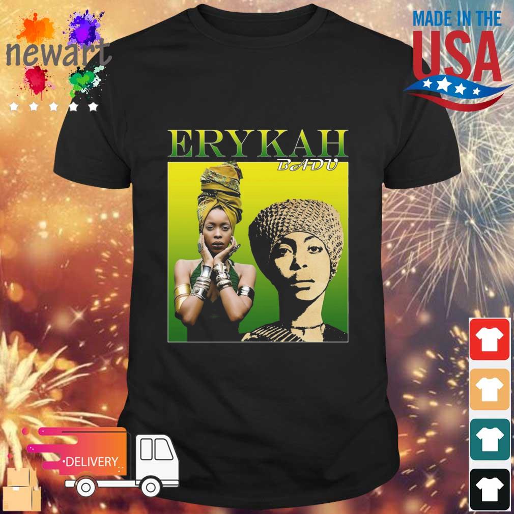 Homepage Retro Erykah Badu Singer Graphic Shirt