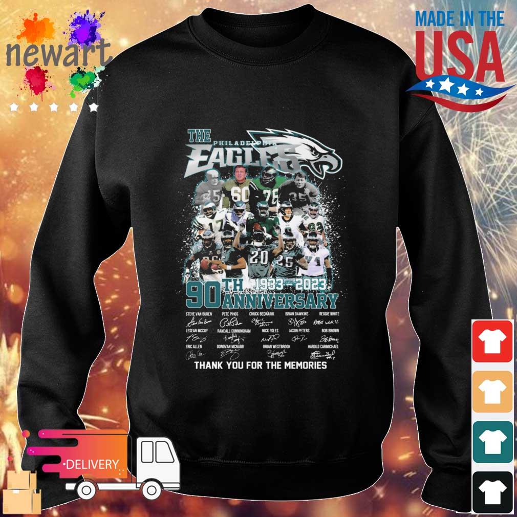 HOT Philadelphia Eagles 90th Anniversary 1933-2023 thank you for