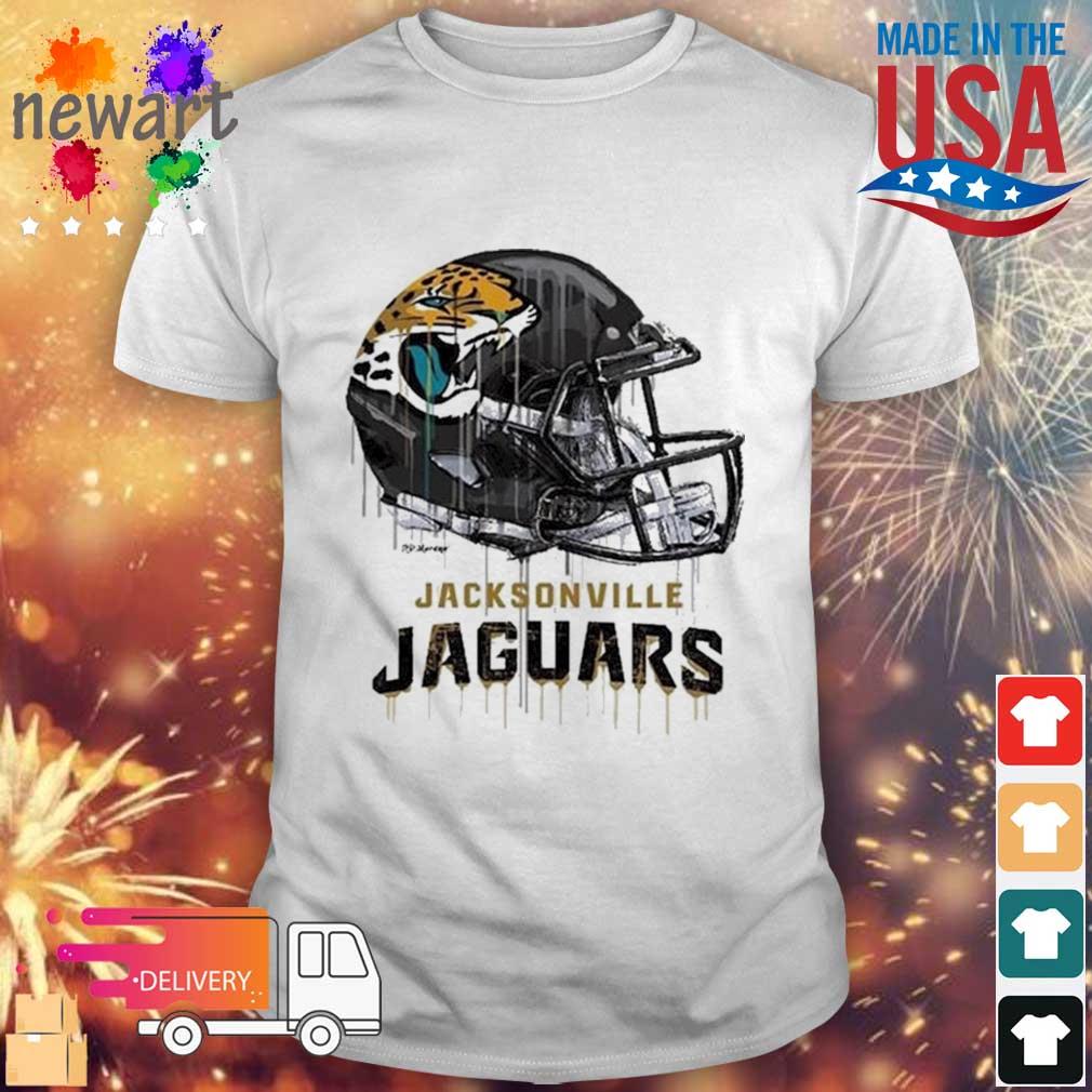 NFL Jacksonville Jaguars Drip Helmet 20 Premium Shirt