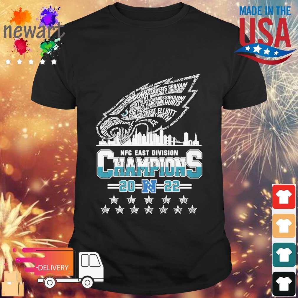Philadelphia Eagles 2022 NFC East division champions skyline shirt -  Freedomdesign