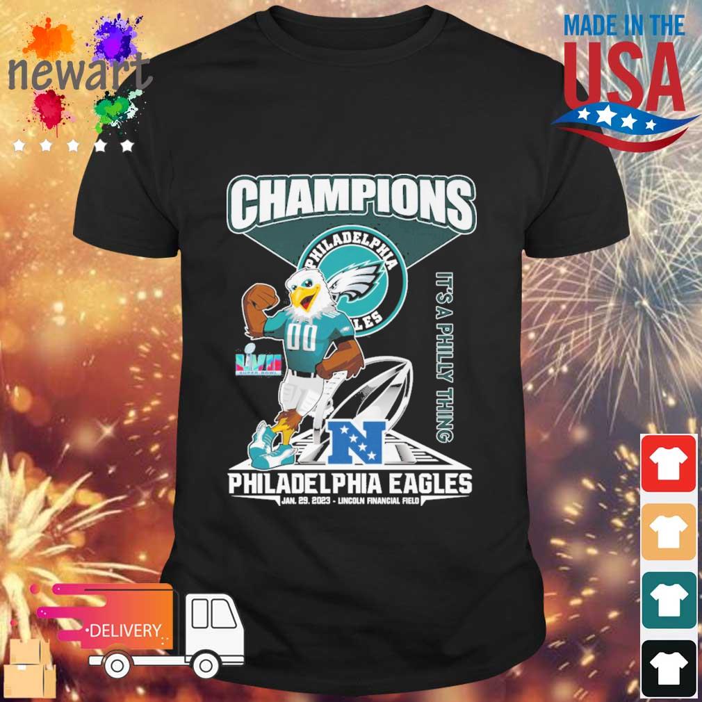 Philadelphia Eagles Nfc Champions Lvii Super Bowl 2023 It's A Philly Thing Sweatshirt