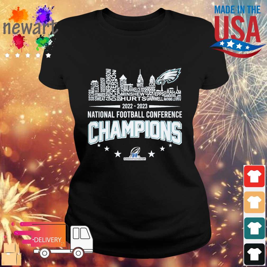 Philadelphia Eagles Champions national football conference 2022-2023 logo  T-shirt, hoodie, sweater, long sleeve and tank top