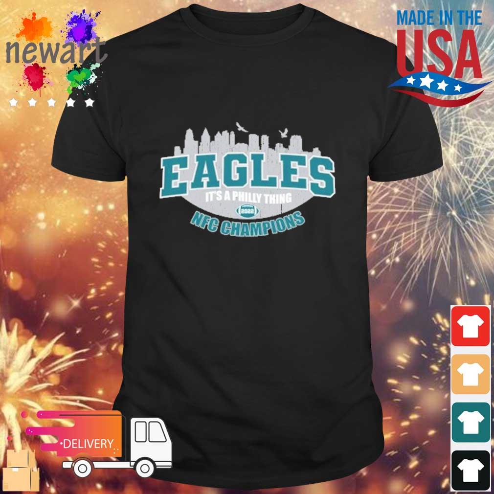 Philadelphia Eagles Skyline It's A Philly Thing 2022 Nfc Champions Sweatshirt