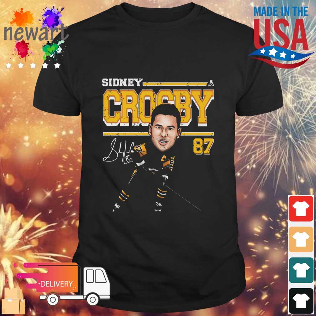 Sidney Crosby Pittsburgh Cartoon Signature shirt
