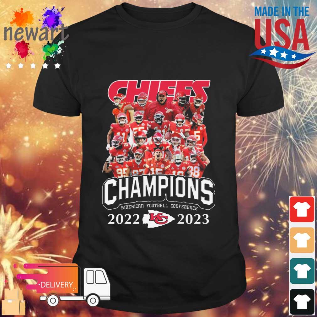 The Chiefs 2022-2023 American Football Conference Champions shirt