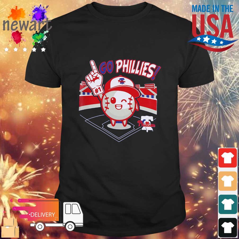 Toddler Philadelphia Phillies Royal Ball Boy Go Philies Shirt