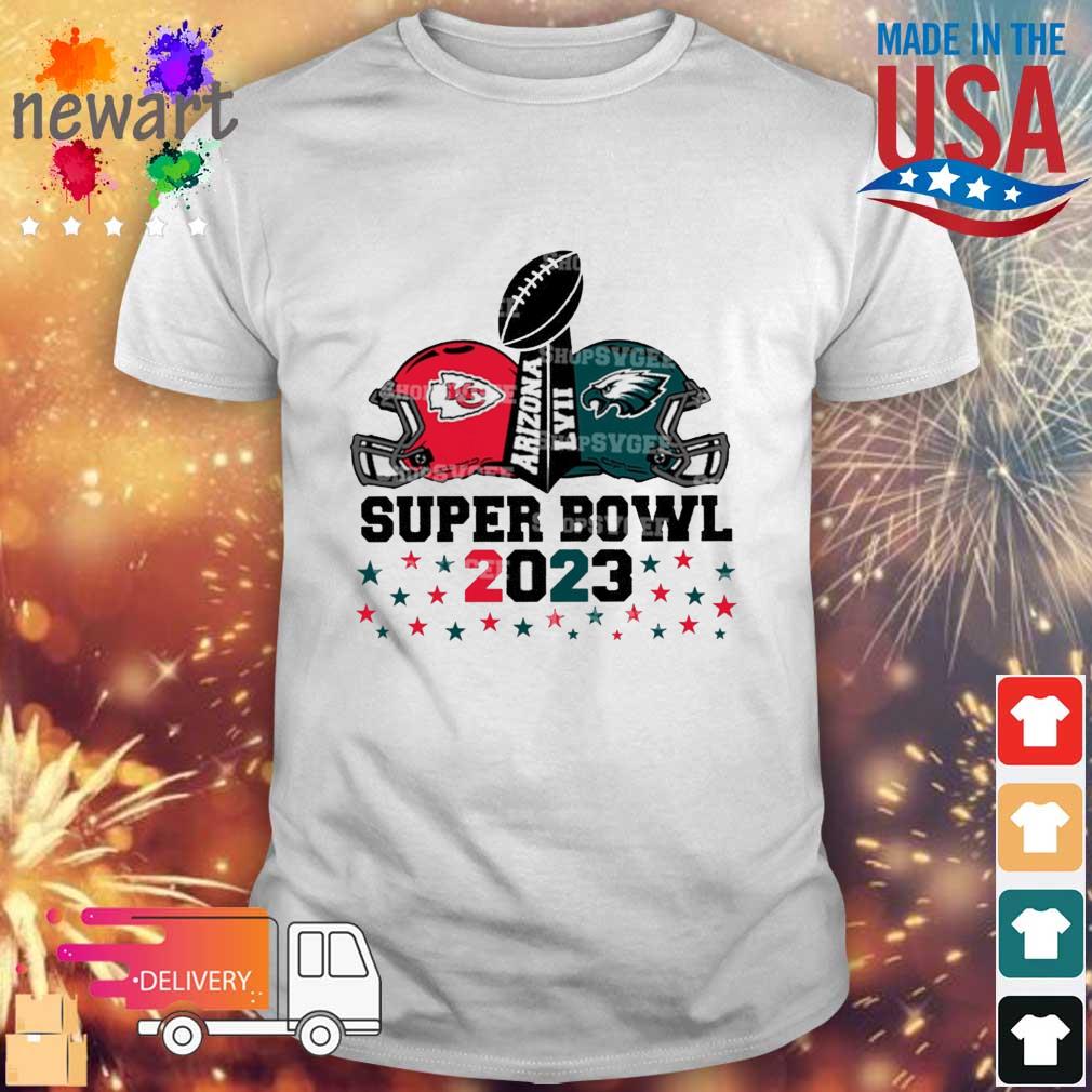 Arizona 2023 LVII Super Bowl Kansas City Chiefs Vs Philadelphia Eagles shirt