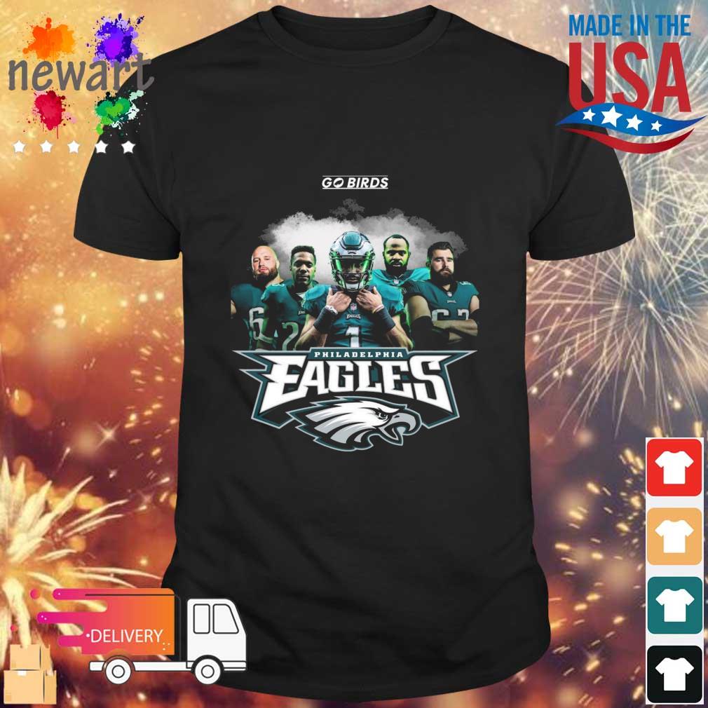 Go Birts Philadelphia Eagles 2023 LVII Super Bowl shirt
