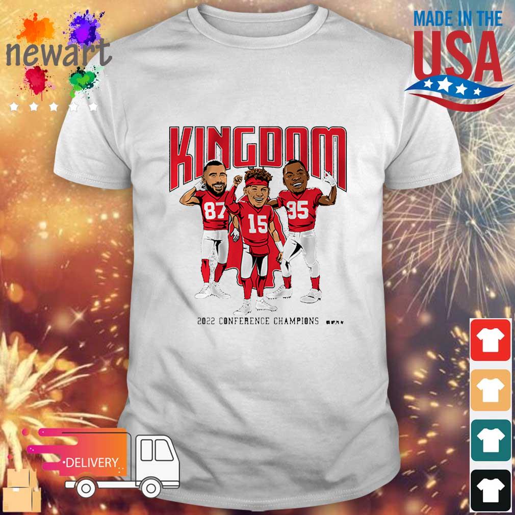 Mahomes Kelce And Jones 2022 Conference Champions Shirt