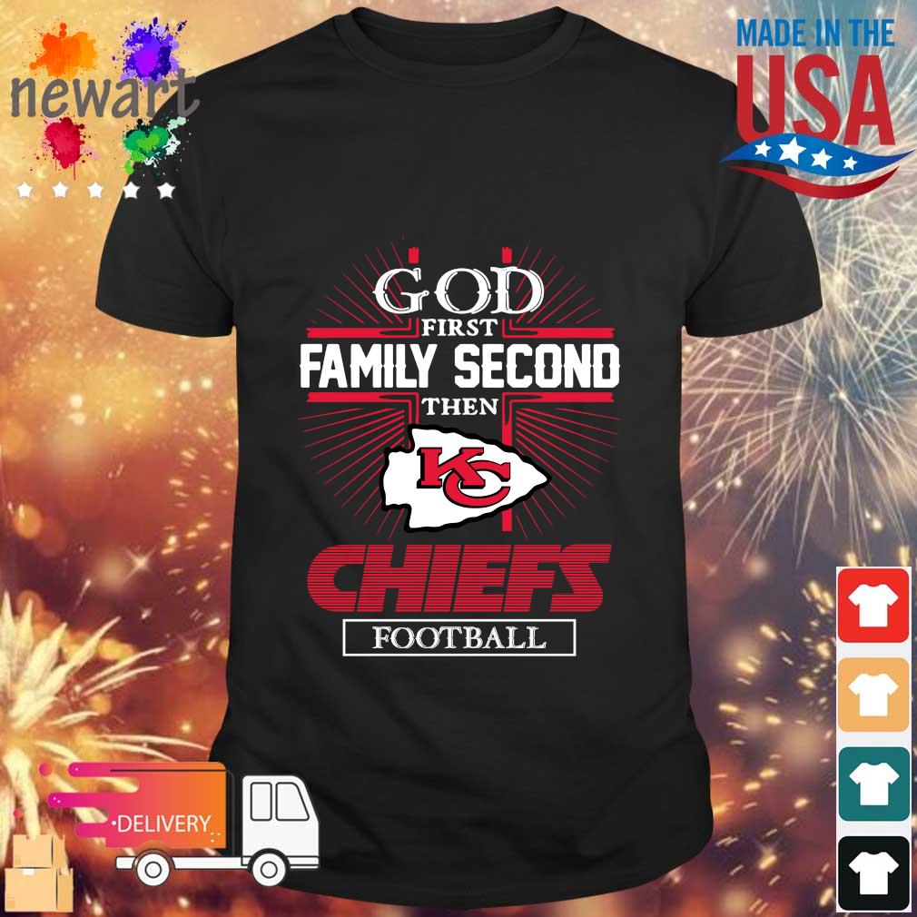 Kansas City Chiefs NFL Personalized God First Family Second Baseball Jersey  - Growkoc